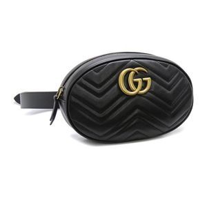 Gucci GG Marmont Bum Bag Body Bag Black